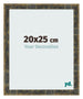 Cornice 20x25cm Blu Oro Fondente MDF Pisa Davanti Dimensione | Yourdecoration.it