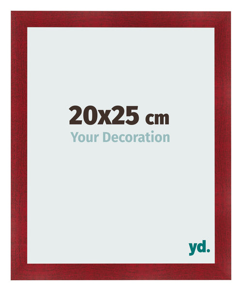 Cornice 20x25cm Vino Rosso Spazzato MDF Pisa Davanti Dimensione | Yourdecoration.it