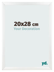 Cornice 20x28cm Bianco Vintage MDF Pisa Davanti Dimensione | Yourdecoration.it