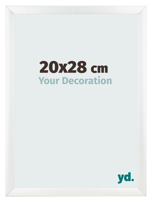 Cornice 20x28cm Bianco Vintage MDF Pisa Davanti Dimensione | Yourdecoration.it