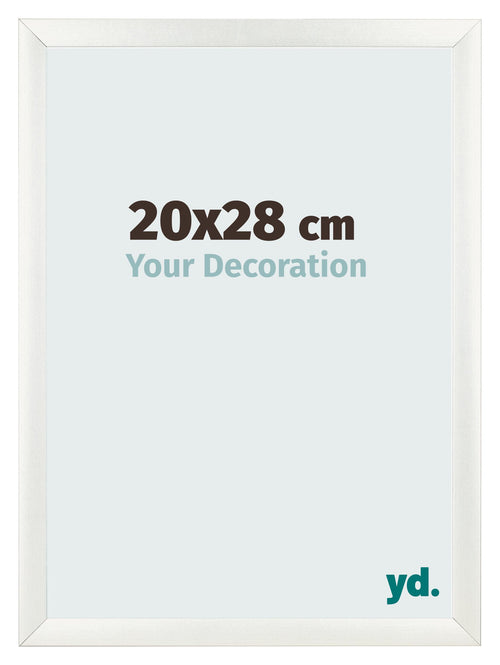 Cornice 20x28cm Bianco Vintage MDF Pisa Davanti Dimensione | Yourdecoration.it