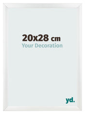 Cornice 20x28cm Bianco Vintage MDF Pisa Davanti Dimensione | Yourdecoration.it