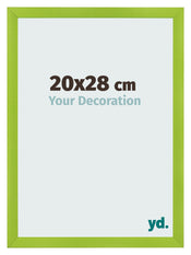 Cornice 20x28cm Verde MDF Pisa Davanti Dimensione | Yourdecoration.it