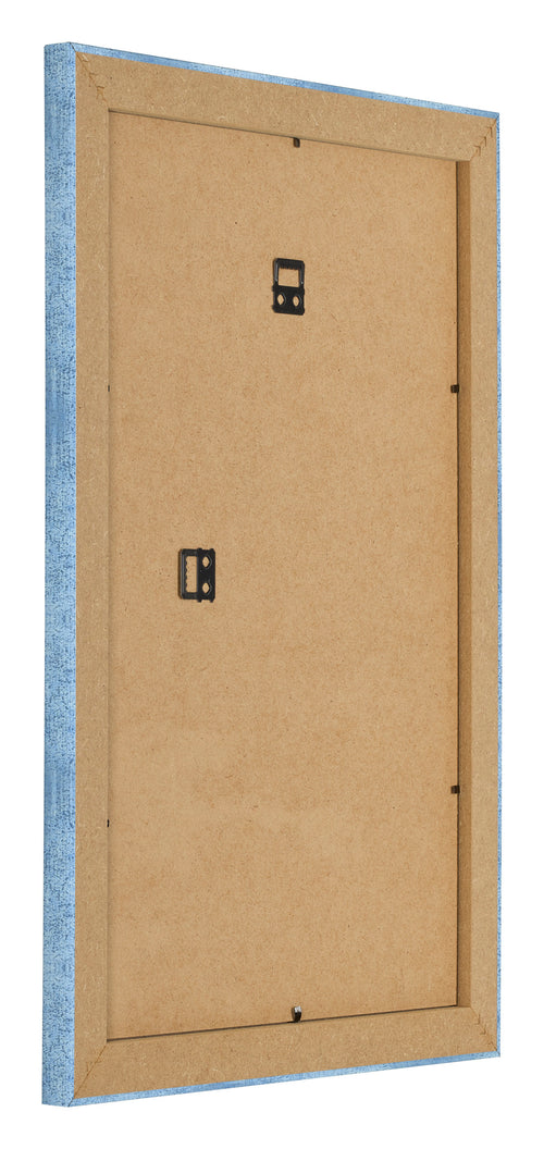 Cornice 20x30cm Blu Acceso Spazzato MDF Pisa Retro Obliquo | Yourdecoration.it