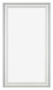 Cornice 20x40cm Bianco Spazzato MDF Lazio Davanti | Yourdecoration.it