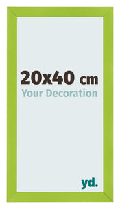 Cornice 20x40cm Verde MDF Pisa Davanti Dimensione | Yourdecoration.it