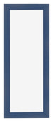 Cornice 20x60cm Blu Scuro Spazzato MDF Pisa Davanti | Yourdecoration.it