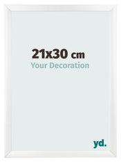 Cornice 21x30cm Bianco Vintage MDF Pisa Davanti Dimensione | Yourdecoration.it