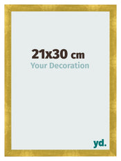 Cornice 21x30cm Oro Vintage MDF Pisa Davanti Dimensione | Yourdecoration.it