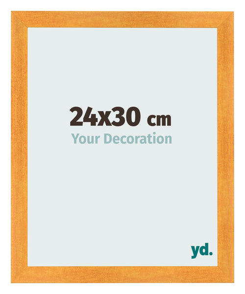 Cornice 24x30cm Arancione MDF Pisa Davanti Dimensione | Yourdecoration.it