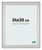 Cornice 24x30cm Argento Opaco MDF Lazio Davanti Dimensione | Yourdecoration.it