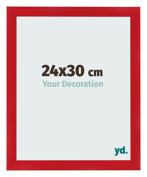 Cornice 24x30cm Rosso MDF Pisa Davanti Dimensione | Yourdecoration.it