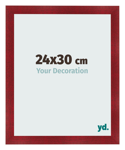 Cornice 24x30cm Vino Rosso Spazzato MDF Pisa Davanti Dimensione | Yourdecoration.it