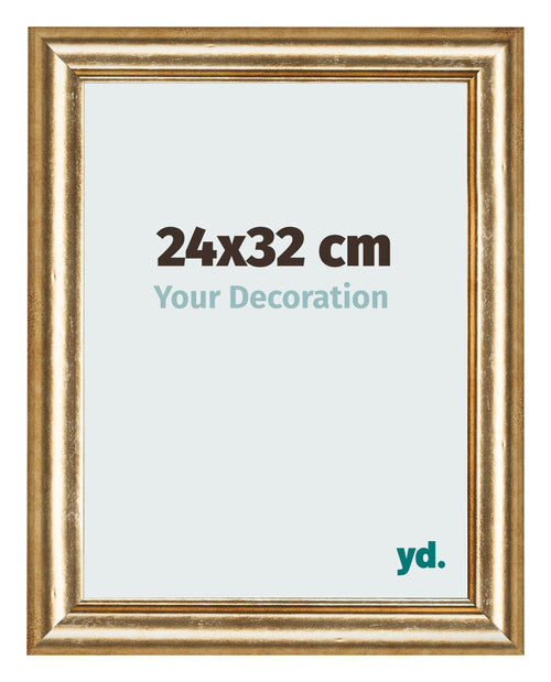 Cornice 24x32cm Oro Antico MDF Lazio Davanti Dimensione | Yourdecoration.it