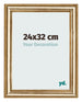 Cornice 24x32cm Oro Antico MDF Lazio Davanti Dimensione | Yourdecoration.it