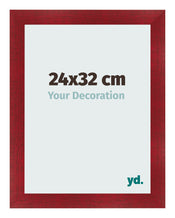 Cornice 24x32cm Vino Rosso Spazzato MDF Pisa Davanti Dimensione | Yourdecoration.it