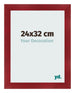 Cornice 24x32cm Vino Rosso Spazzato MDF Pisa Davanti Dimensione | Yourdecoration.it