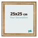 Cornice 25x25cm Oro Antico MDF Lazio Davanti Dimensione | Yourdecoration.it
