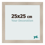 Cornice 25x25cm Rovere Rustico MDF Pisa Davanti Dimensione | Yourdecoration.it