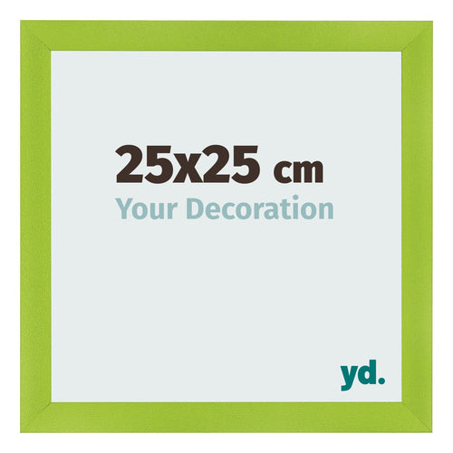 Cornice 25x25cm Verde MDF Pisa Davanti Dimensione | Yourdecoration.it