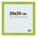 Cornice 25x25cm Verde MDF Pisa Davanti Dimensione | Yourdecoration.it