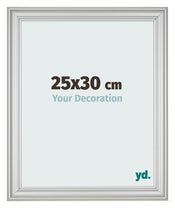 Cornice 25x30cm Argento Opaco MDF Lazio Davanti Dimensione | Yourdecoration.it