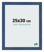Cornice 25x30cm Blu Scuro Spazzato MDF Pisa Davanti Dimensione | Yourdecoration.it