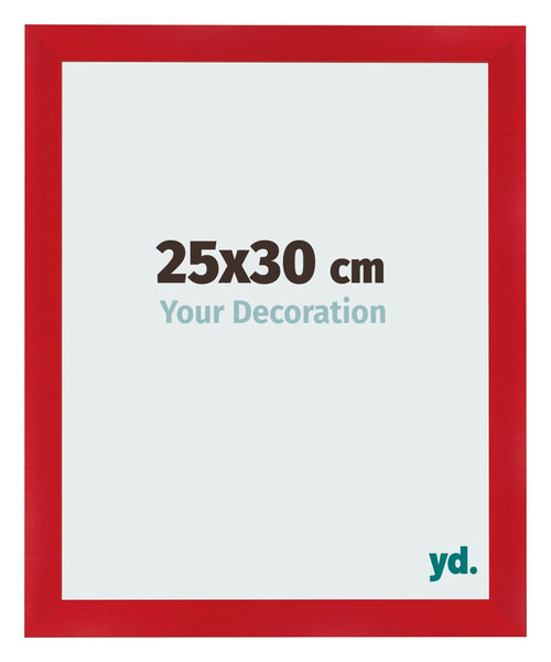 Cornice 25x30cm Rosso MDF Pisa Davanti Dimensione | Yourdecoration.it