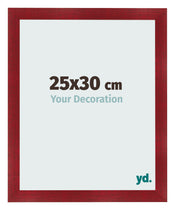 Cornice 25x30cm Vino Rosso Spazzato MDF Pisa Davanti Dimensione | Yourdecoration.it
