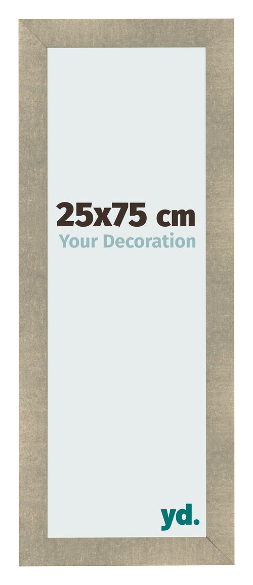 Cornice 25x75cm Oro Vintage MDF Pisa Davanti Dimensione | Yourdecoration.it