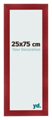 Cornice 25x75cm Vino Rosso Spazzato MDF Pisa Davanti Dimensione | Yourdecoration.it
