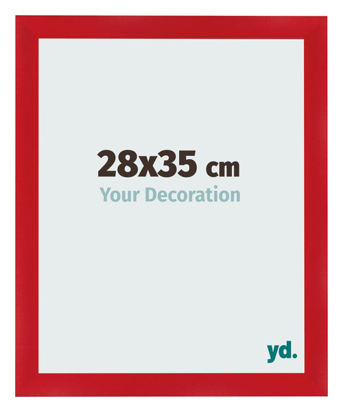 Cornice 28x35cm Rosso MDF Pisa Davanti Dimensione | Yourdecoration.it
