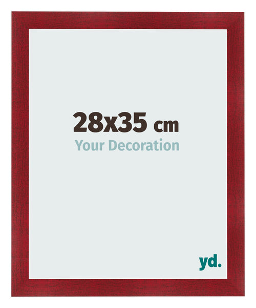 Cornice 28x35cm Vino Rosso Spazzato MDF Pisa Davanti Dimensione | Yourdecoration.it