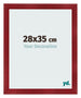 Cornice 28x35cm Vino Rosso Spazzato MDF Pisa Davanti Dimensione | Yourdecoration.it