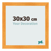 Cornice 30x30cm Arancione MDF Pisa Davanti Dimensione | Yourdecoration.it