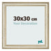 Cornice 30x30cm Lucentezza Metallica MDF Lazio Davanti Dimensione | Yourdecoration.it