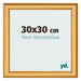 Cornice 30x30cm Oro Opaco MDF Lazio Davanti Dimensione | Yourdecoration.it