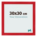Cornice 30x30cm Rosso MDF Pisa Davanti Dimensione | Yourdecoration.it