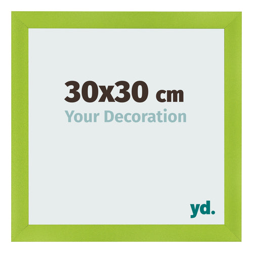 Cornice 30x30cm Verde MDF Pisa Davanti Dimensione | Yourdecoration.it