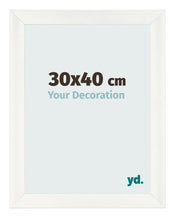 Cornice 30x40cm Bianco Vintage MDF Pisa Davanti Dimensione | Yourdecoration.it