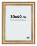 Cornice 30x40cm Oro Antico MDF Lazio Davanti Dimensione | Yourdecoration.it