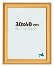 Cornice 30x40cm Oro Opaco MDF Lazio Davanti Dimensione | Yourdecoration.it
