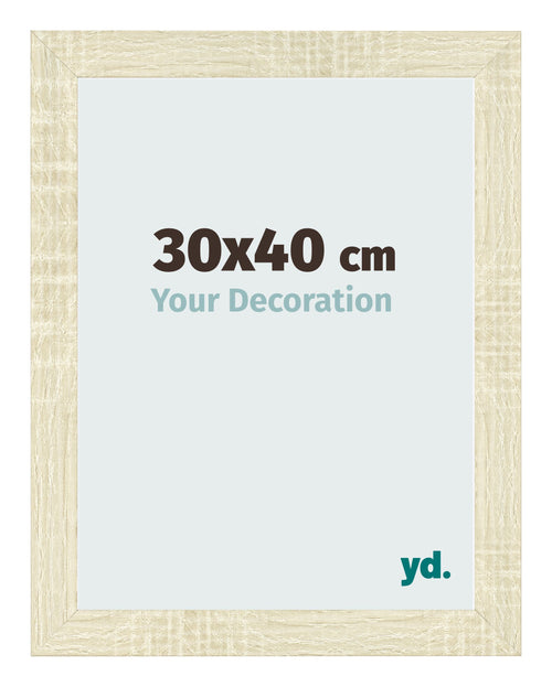 Cornice 30x40cm Rovere MDF Pisa Davanti Dimensione | Yourdecoration.it