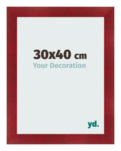 Cornice 30x40cm Vino Rosso Spazzato MDF Pisa Davanti Dimensione | Yourdecoration.it
