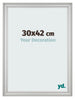 Cornice 30x42cm Argento Opaco MDF Lazio Davanti Dimensione | Yourdecoration.it