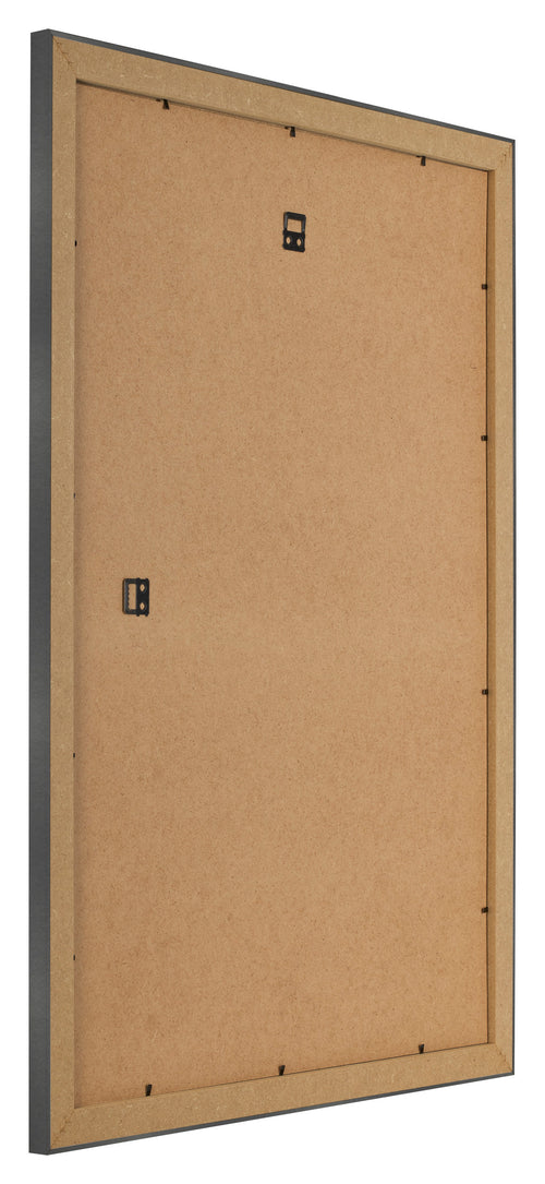 Cornice 30x42cm Nero Argento Lucido MDF Pisa Retro Obliquo | Yourdecoration.it