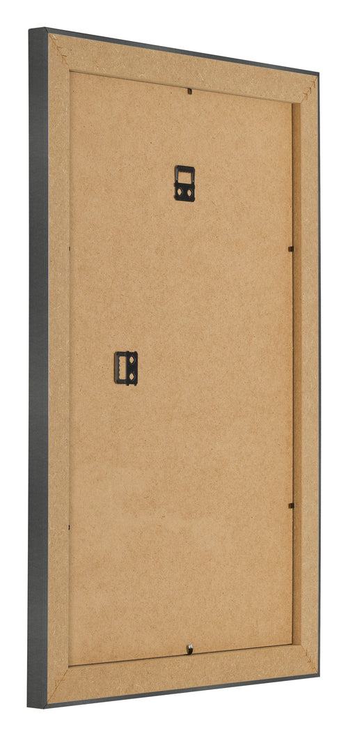 Cornice 30x45cm Nero Argento Lucido MDF Pisa Retro Obliquo | Yourdecoration.it