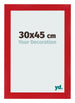 Cornice 30x45cm Rosso MDF Pisa Davanti Dimensione | Yourdecoration.it