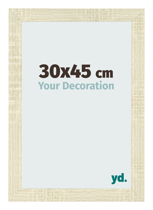 Cornice 30x45cm Rovere MDF Pisa Davanti Dimensione | Yourdecoration.it