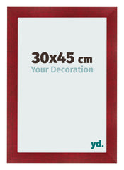 Cornice 30x45cm Vino Rosso Spazzato MDF Pisa Davanti Dimensione | Yourdecoration.it